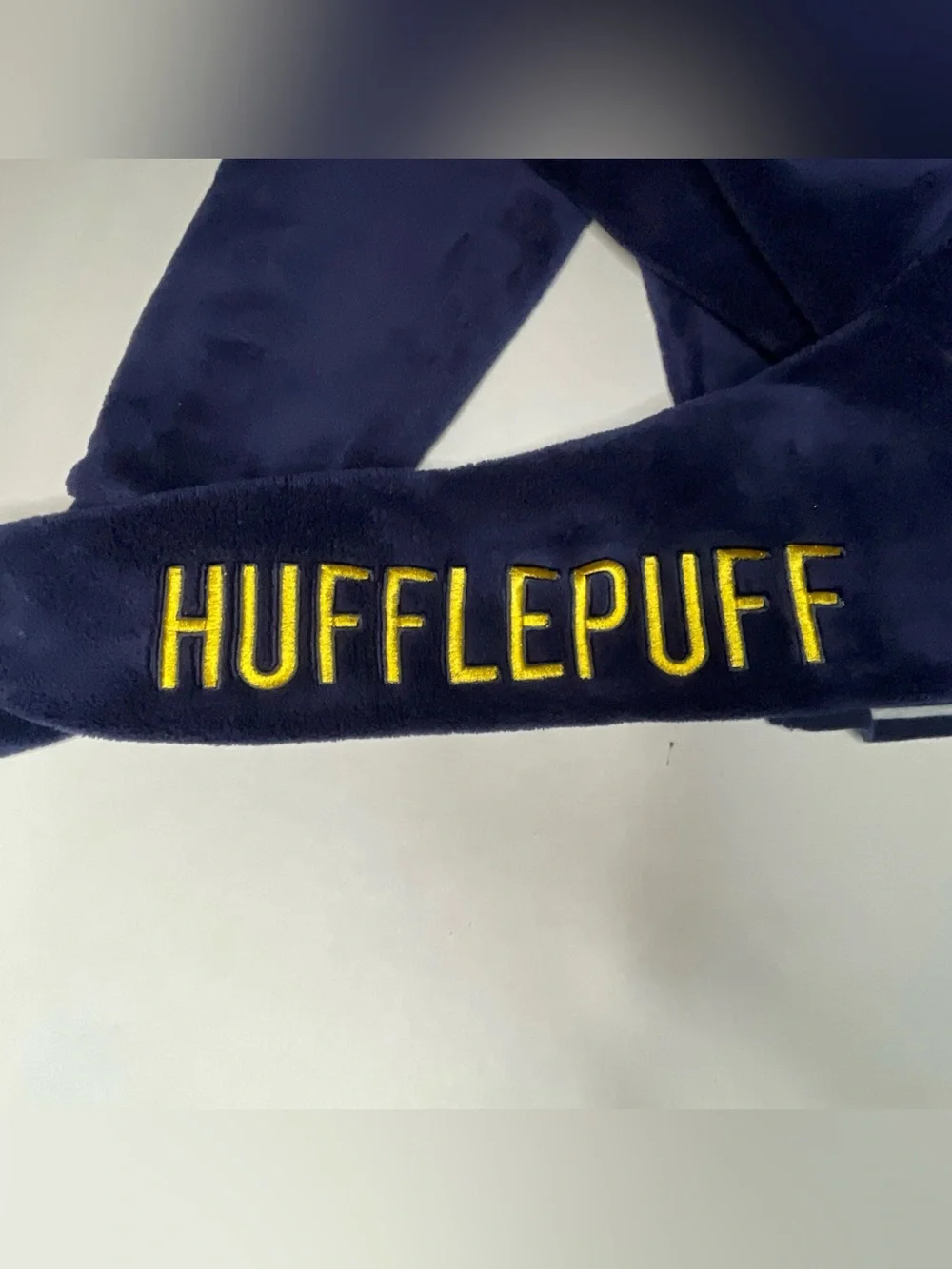 Harry Potter Kids 10-11 Slytherin One- Piece Pajama Fleece Navy Blue Zip Up
